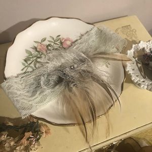 Handmade bridal garter